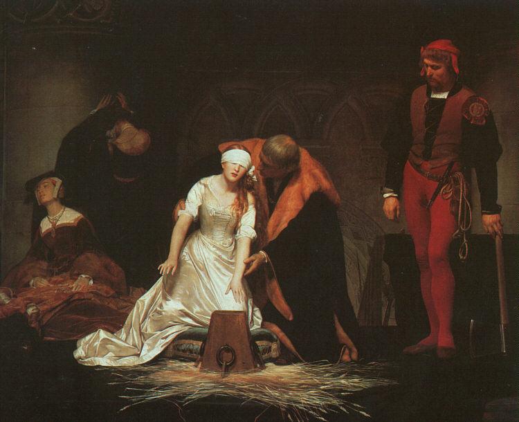 Paul Delaroche The Execution of Lady Jane Grey oil painting image